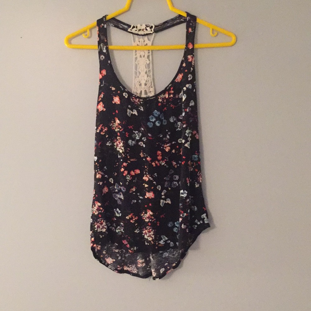 Floral tank top